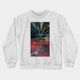 crimson city mapping in jungle collage ecopop Crewneck Sweatshirt